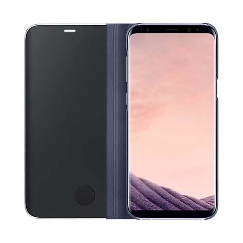 Galaxy S8 Plus ile Uyumlu Clear View Cover Kılıf Mor EF-ZG955CVEGWW