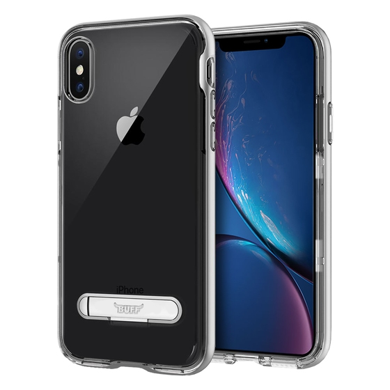 Buff iPhone Xs Max ile Uyumlu Air Bumper Kılıf Silver