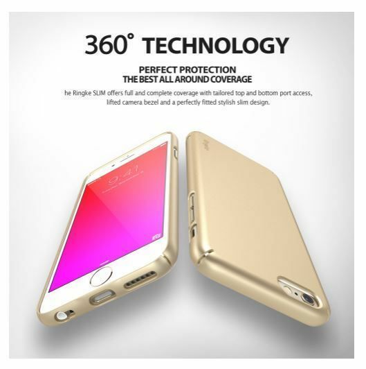Ringke Slim iPhone 6s Plus/ 6 Plus ile Uyumlu KIlıf Royal Gold