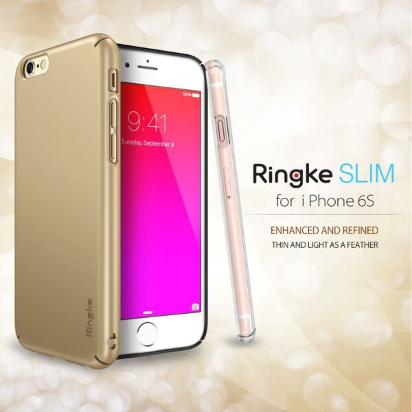 Ringke Slim iPhone 6s/ 6 ile Uyumlu KIlıf Rose Gold