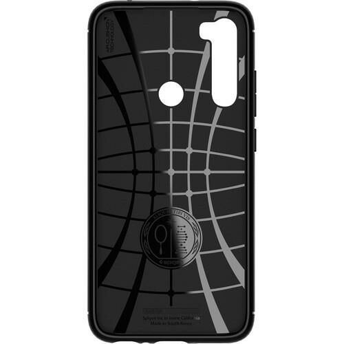 Spigen Redmi Note 8 ile Uyumlu Kılıf Rugged Armor Matte Black
