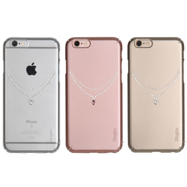 Ringke Noble Slim iPhone 6s Plus/ 6 Plus ile Uyumlu Taşlı Kılıf  Royal Gold