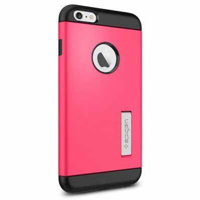 Spigen iPhone 6s Plus/6 Plus ile Uyumlu Kılıf Slim Armor Azalea Pink