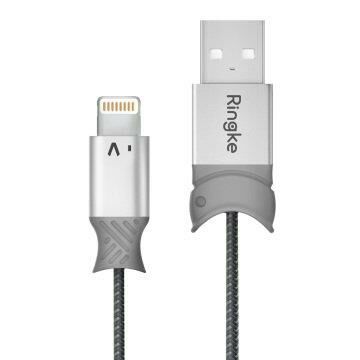 Ringke Lightning Smart Fish MFI Lisanslı Data/ Şarj Kablosu 20cm