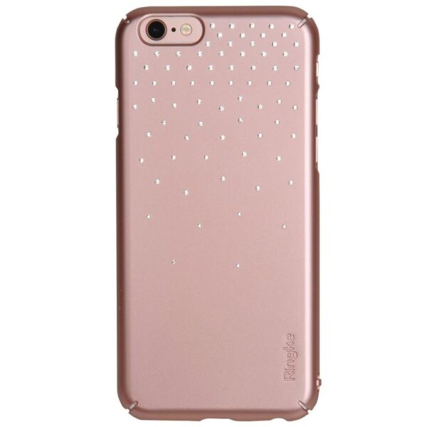 Ringke Noble Slim iPhone 6s/ 6 ile Uyumlu Taşlı Kılıf 4 Tarafı Saran Tam Koruma Rose Gold
