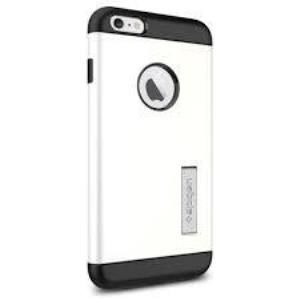 Spigen iPhone 6s Plus/6 Plus ile Uyumlu Kılıf Slim Armor Shimmery White