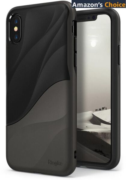 Ringke Wave iPhone X ile Uyumlu KIlıf Metallic Chrome