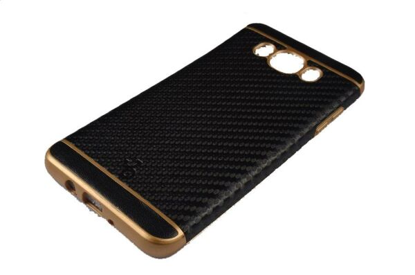 Jopus Galaxy J5 Prime ile Uyumlu Silikon Arka Koruma Paneli Siyah SK-089