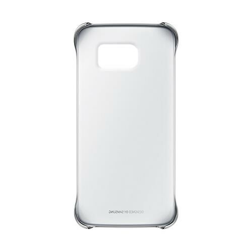 Galaxy S6 Edge ile Uyumlu Clear Cover Gri EF-QG925BSEGWW (Out)
