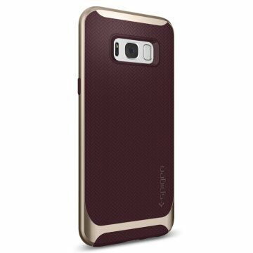 Spigen Galaxy S8 ile Uyumlu Kılıf Neo Hybrid Burgundy