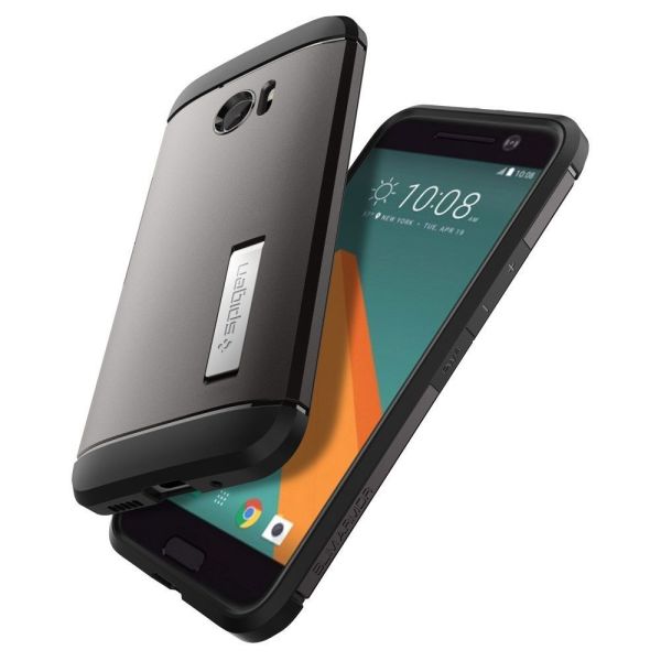 Spigen 10 ile Uyumlu Kılıf Slim Armor Gun Metal