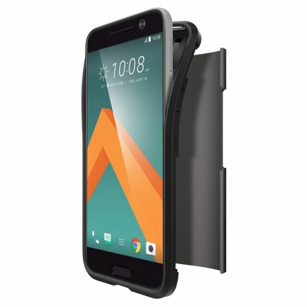 Spigen 10 ile Uyumlu Kılıf Slim Armor Gun Metal
