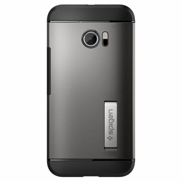 Spigen 10 ile Uyumlu Kılıf Slim Armor Gun Metal