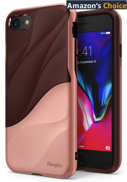 Ringke Wave iPhone 7/8 ile Uyumlu KIlıf Rose Blush