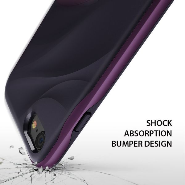 Ringke Wave iPhone 7 ile Uyumlu KIlıf Metallic Purple