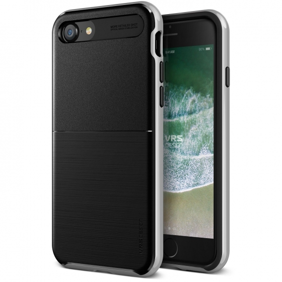 VRS iPhone 8 / 7 ile Uyumlu New High Pro Shield Kılıf Silver