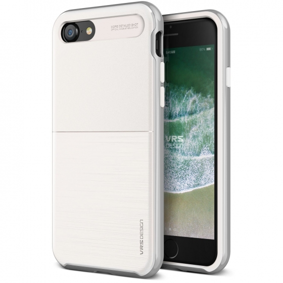 VRS iPhone 8 / 7 ile Uyumlu New High Pro Shield Kılıf Silver