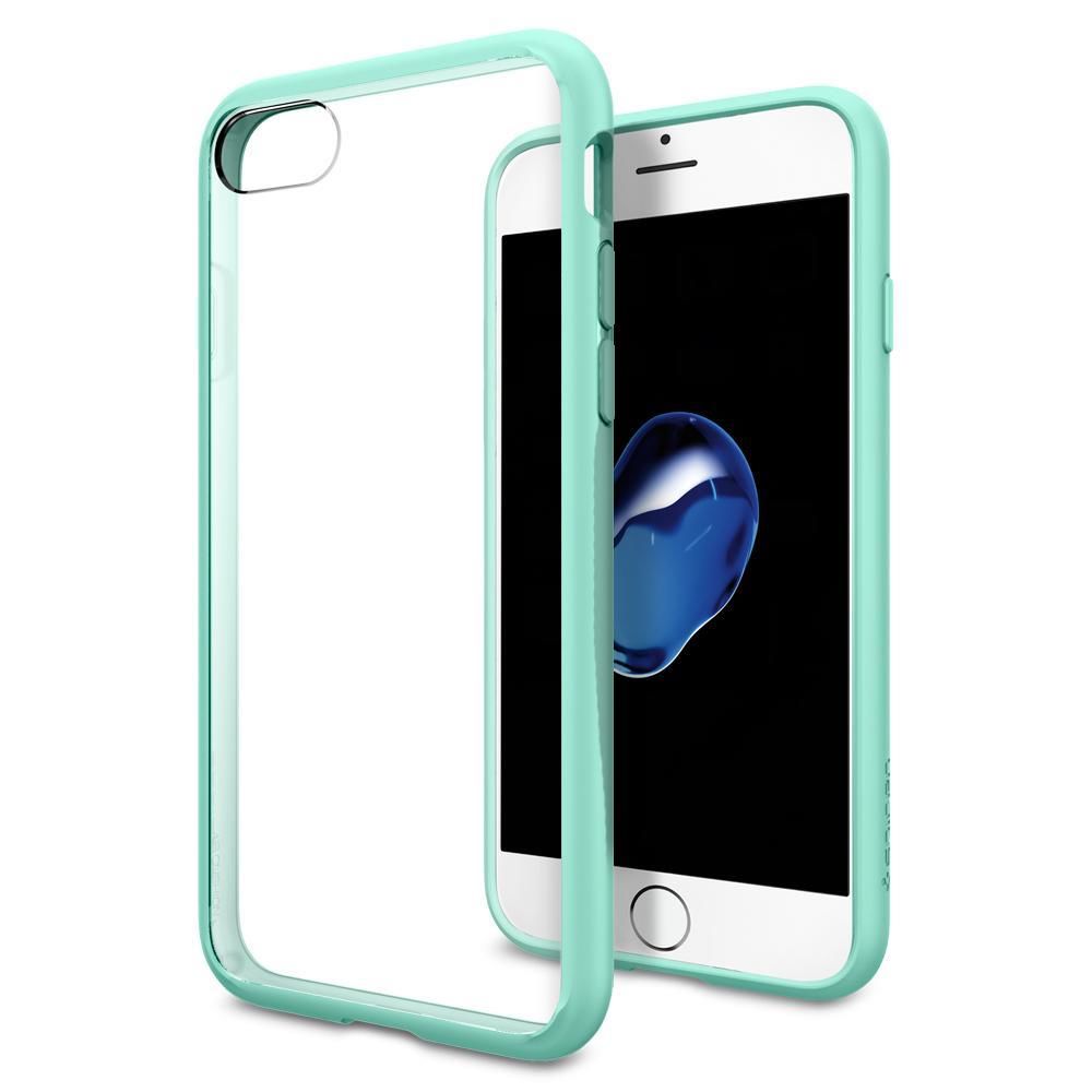 Spigen iPhone 7 ile Uyumlu Kılıf Ultra Hybrid Mint