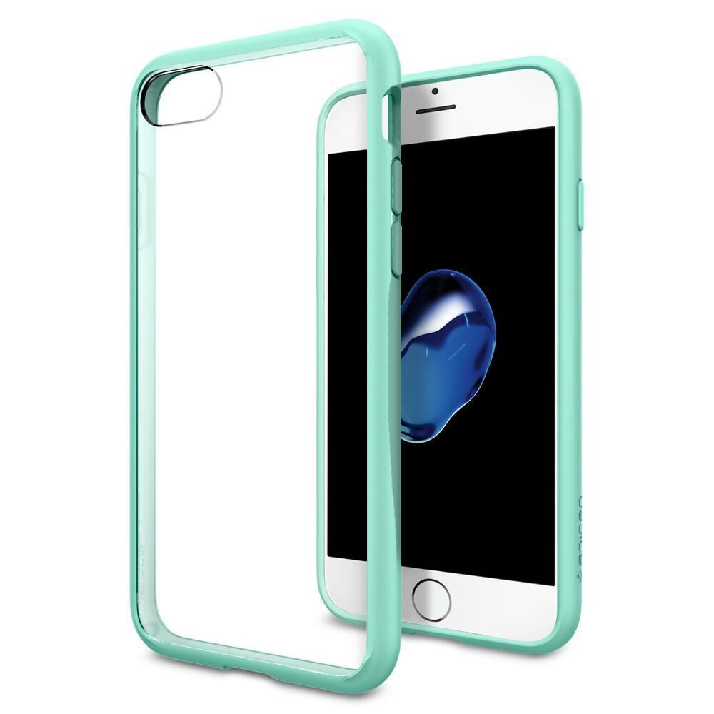 Spigen iPhone 7 ile Uyumlu Kılıf Ultra Hybrid Mint