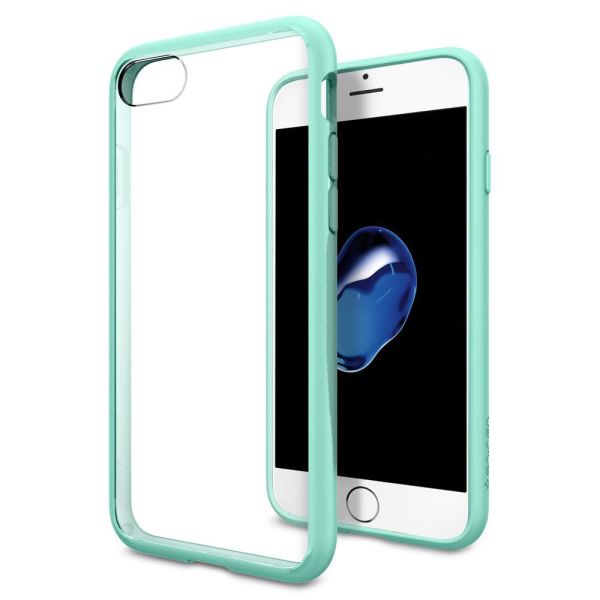 Spigen iPhone 7 ile Uyumlu Kılıf Ultra Hybrid Mint