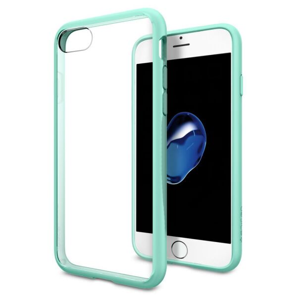 Spigen iPhone 7 ile Uyumlu Kılıf Ultra Hybrid Mint