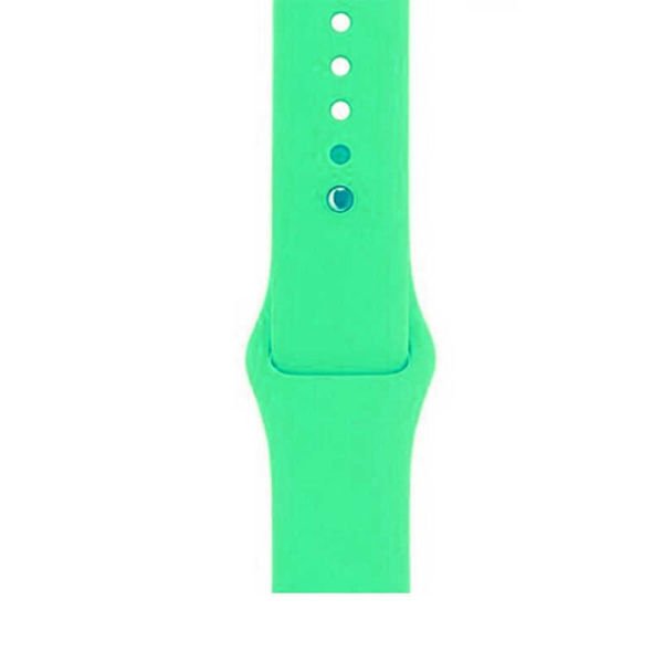 Zore Apple Watch ile Uyumlu 42mm Silikon Kayış Su Yeşili