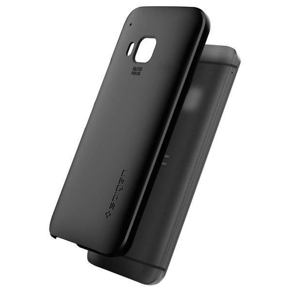 Spigen One M9 ile Uyumlu Kılıf Thin Fit Ultra İnce Smooth Black