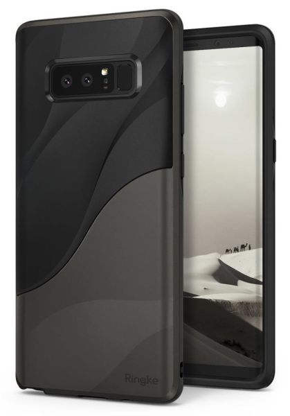 Ringke Wave Galaxy Note 8 ile Uyumlu KIlıf Metallic Chrome
