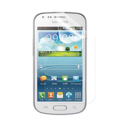 Galaxy Trend Plus S7580 ile Uyumlu Ekran Koruyucu Şeffaf  1 Adet