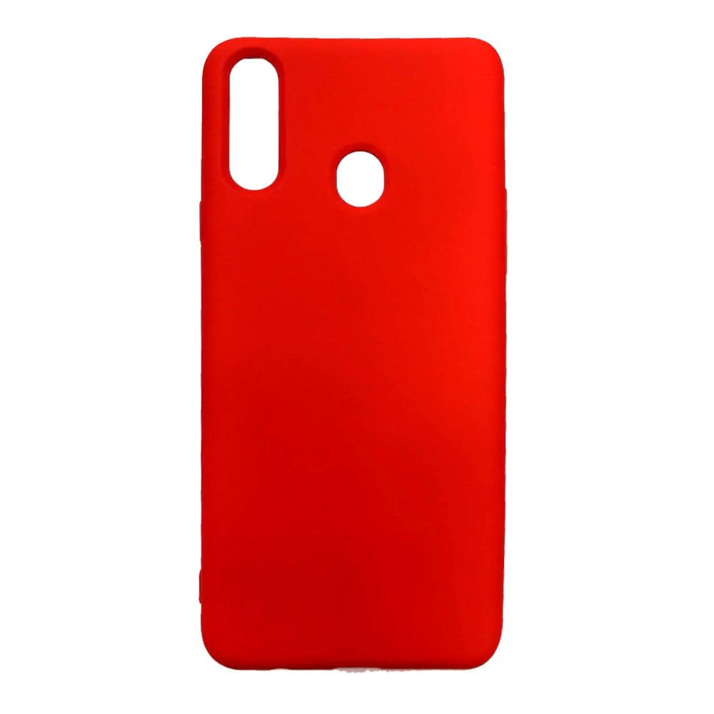 P40 Lite E ile Uyumlu Cappy Silikon Kılıf Kırmızı