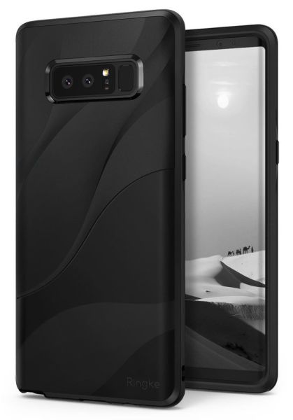 Ringke Wave Galaxy Note 8 ile Uyumlu KIlıf Charcoal Black