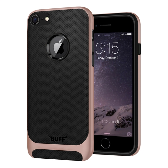 Buff iPhone 7 ile Uyumlu New Armor Kılıf Rose Gold