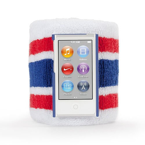 Griffin iPod Nano 7 ile Uyumlu Sportcuff Bilek Bandı Kılıf Beyaz RE37770