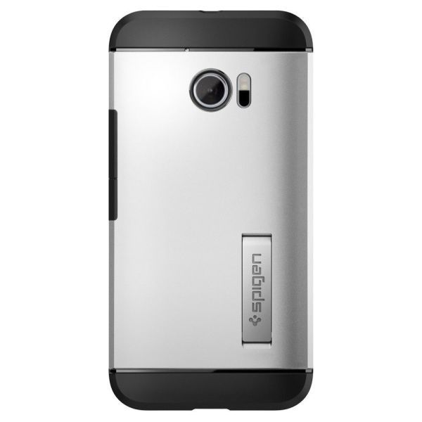 Spigen 10 ile Uyumlu Kılıf Slim Armor Satin Silver