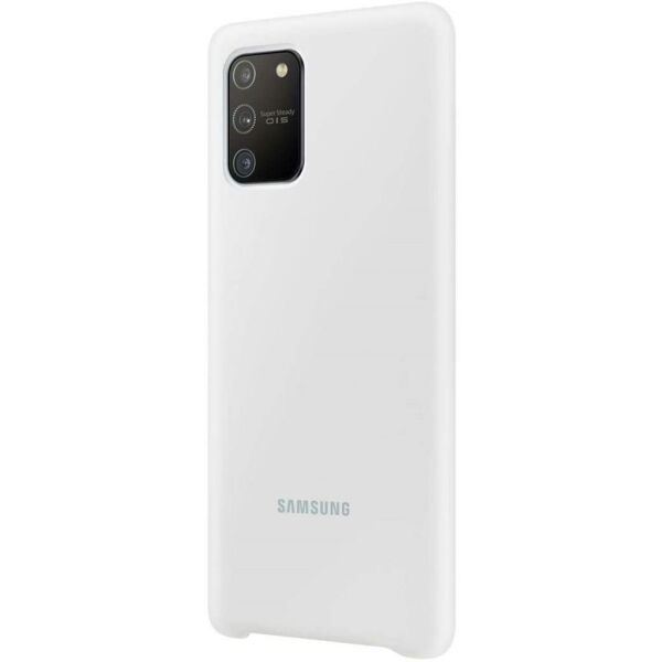 Galaxy S10 Lite ile Uyumlu Silikon Kılıf Beyaz EF-PG770TWEGWW