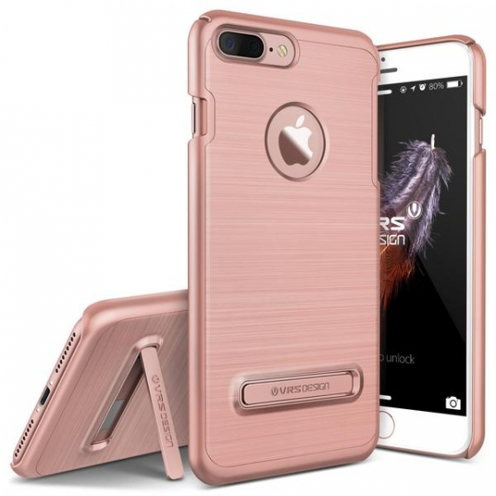 VRS iPhone 7 Plus ile Uyumlu Simpli Lite Kılıf Rose Gold
