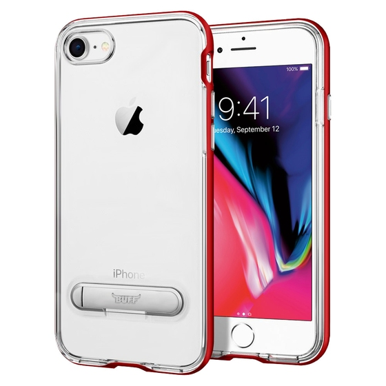 Buff iPhone 8/7 ile Uyumlu Air Bumper Kılıf Red