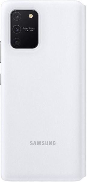 Galaxy S10 Lite ile Uyumlu S View Wallet Cover Kılıf Beyaz EF-EG770PWEGWW