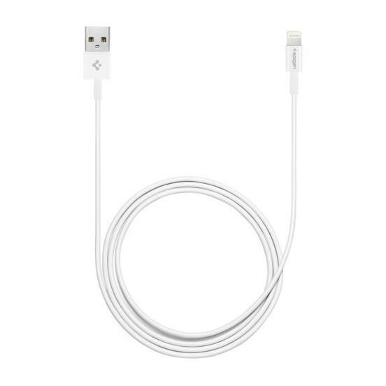 Spigen Essential Lightning Şarj ve Data Kablo (1 Metre) MFI Lisanslı Made For Apple C10LS Beyaz
