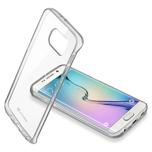 Cellular Line Galaxy S6 Edge ile Uyumlu ClearDuo Şeffaf Sert Kılıf