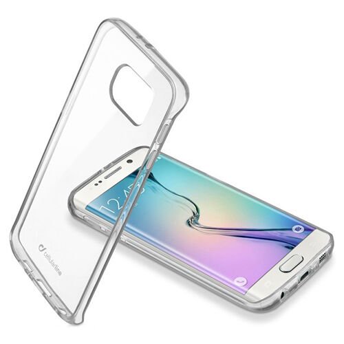 Cellular Line Galaxy S6 Edge ile Uyumlu ClearDuo Şeffaf Sert Kılıf