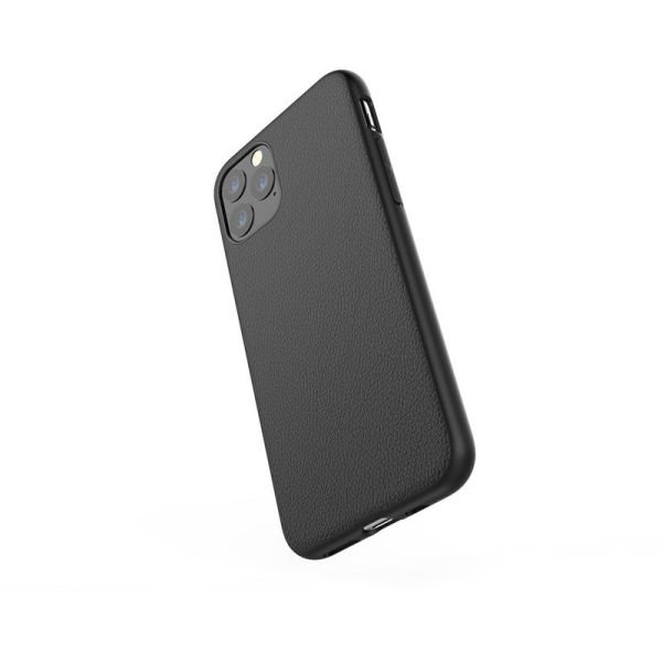 iPhone 11 Pro ile Uyumlu X-Doria Dash Air Serisi Gerçek Deri Kılıf Siyah