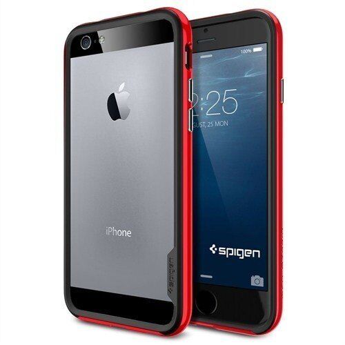 Spigen iPhone 6s/6 ile Uyumlu Kılıf Neo Hybrid EX Dante Red