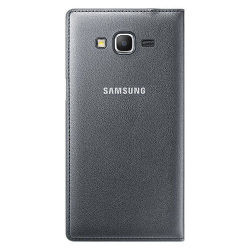 Galaxy Grand Prime ile Uyumlu Kılıf Flip Wallet Siyah EF-WG530BS (Out)