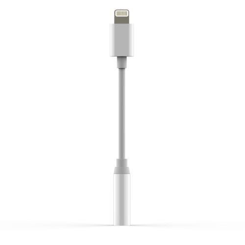 Jopus JO-IB01 iPhone 7\7 Plus ile Uyumlu Bluetooth Modlu Bağlantı 3.5mm Dönüştürücü Beyaz