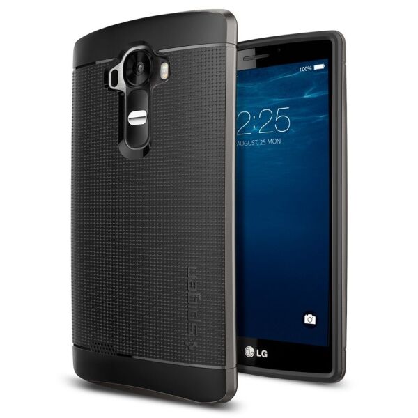 Spigen G4 ile Uyumlu Kılıf Neo Hybrid Gun Metal