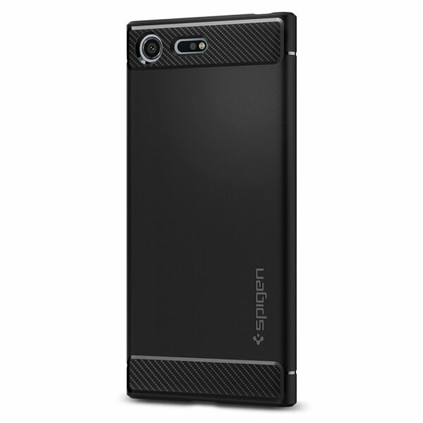 Spigen Xperia XZ Premium ile Uyumlu Kılıf Rugged Armor