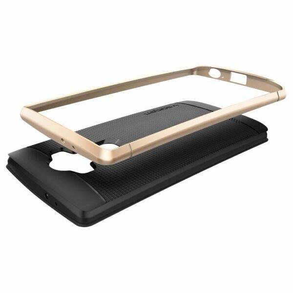 Spigen G4 ile Uyumlu Kılıf Neo Hybrid Champagne Gold