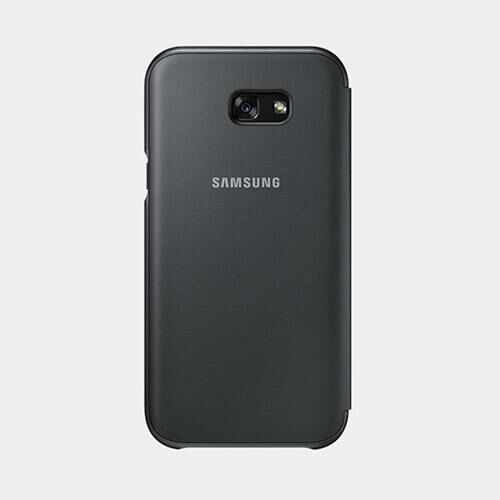 Galaxy A7(2017) ile Uyumlu Neon Flip Cover Siyah EF-FA720PBEGWW