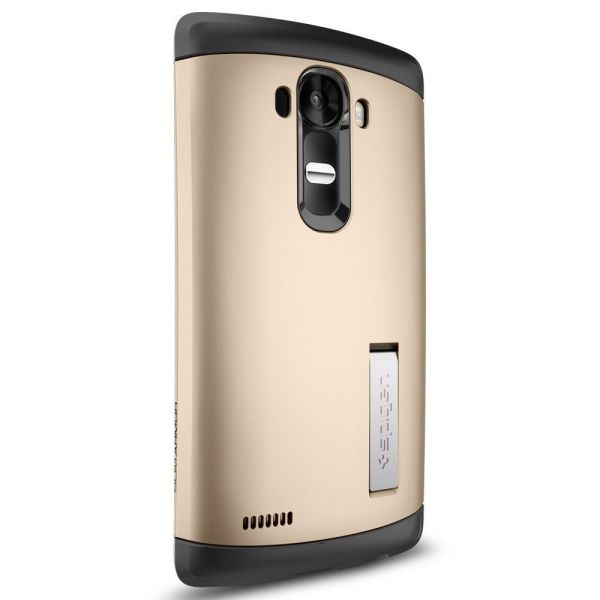 Spigen G4 ile Uyumlu Kılıf Slim Armor Champagne Gold